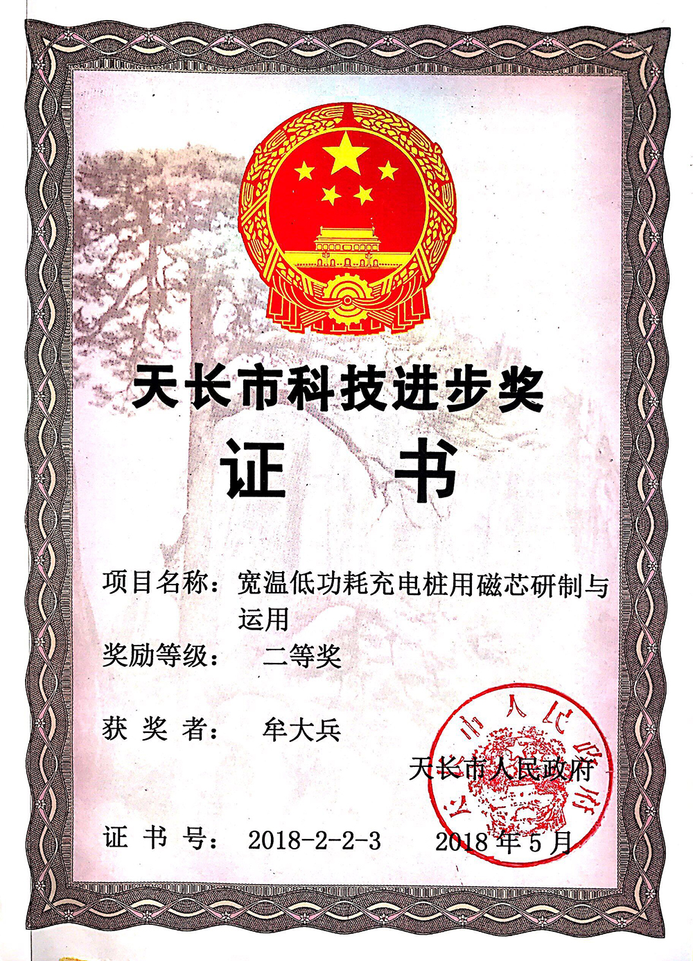 天长市科技进步奖